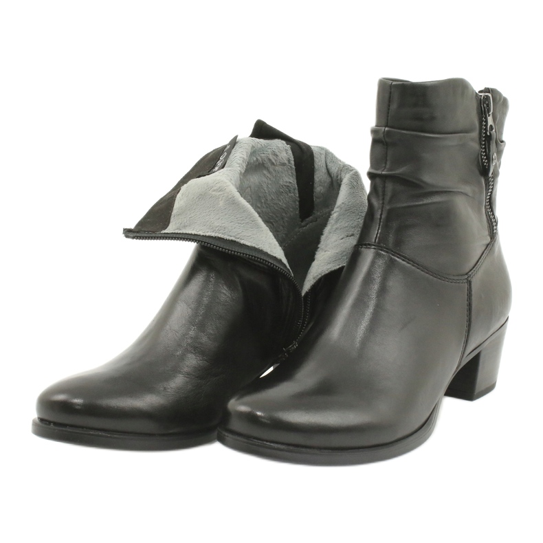 Caprice negro tacones altos 25347 4