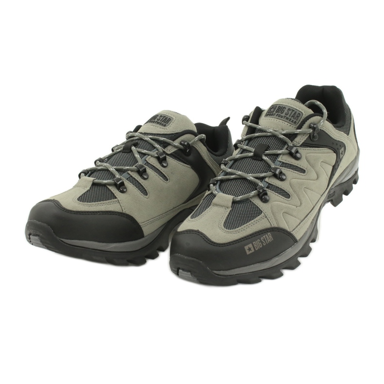 Hombre Big Star Trekking GG174281 negro gris 2