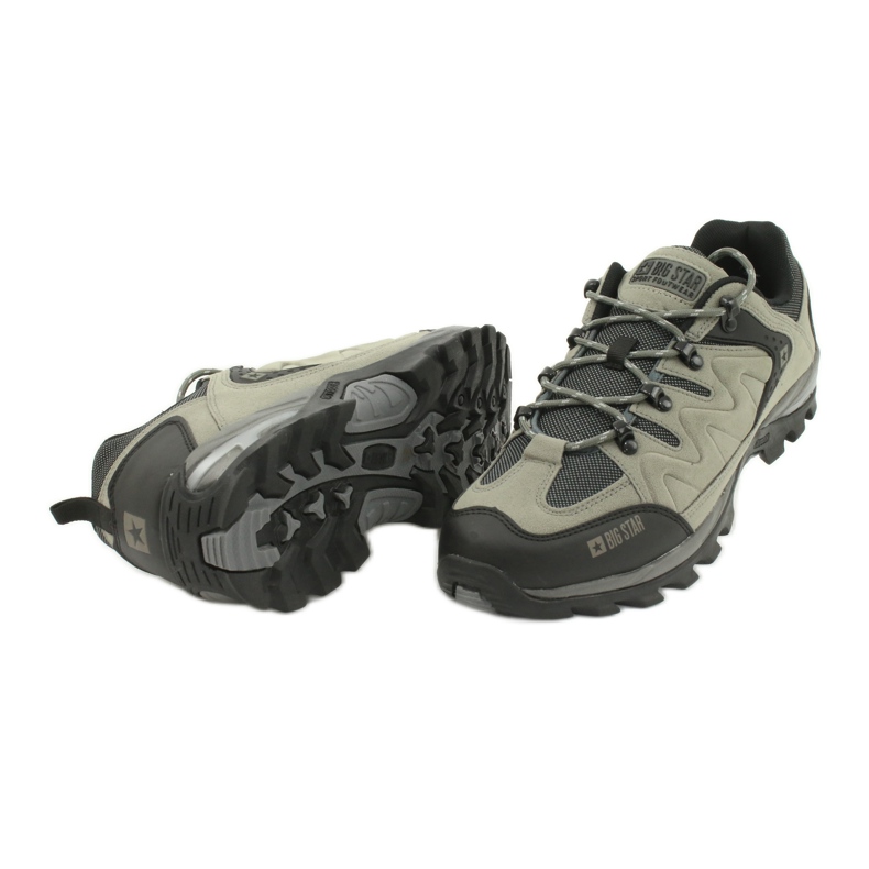 Hombre Big Star Trekking GG174281 negro gris 3