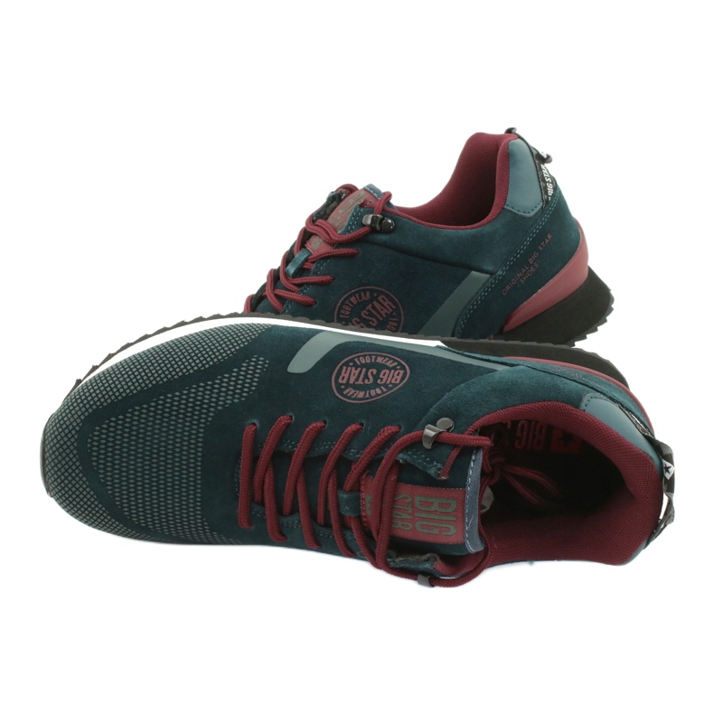 Zapatos Big Star Green GG174549 multicolor verde 4