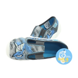 Calzado infantil befado 290X205 azul gris 4