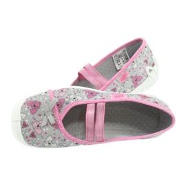 Calzado infantil befado 116Y273 rosado gris 4