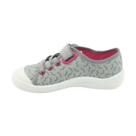 Calzado infantil befado 251X156 rosado gris 2