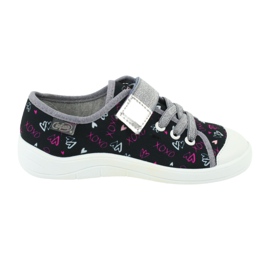Calzado infantil befado 251Y142 negro rosado gris 5