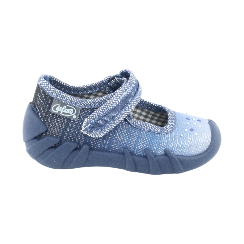 Calzado infantil befado con circonitas 109P186 azul gris 6 Calzado infantil befado con circonitas 109P186 azul gris 6