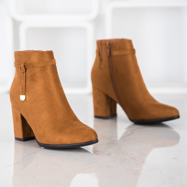 Botas VINCEZA elegantes marrón 1