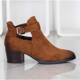 Botas VINCEZA con estilo marrón 3