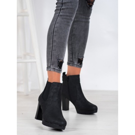 Goodin Botas de moda en el poste. negro 2