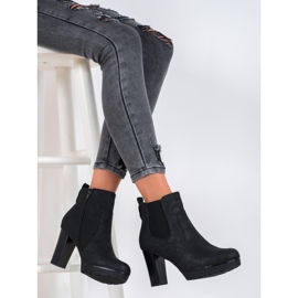 Goodin Botas de moda en el poste. negro 3