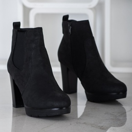 Goodin Botas de moda en el poste. negro 1