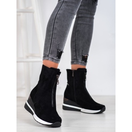 Botas de cuña VINCEZA negro 1 Botas de cuña VINCEZA negro 1