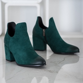 Botas bajas VINCEZA verde 4