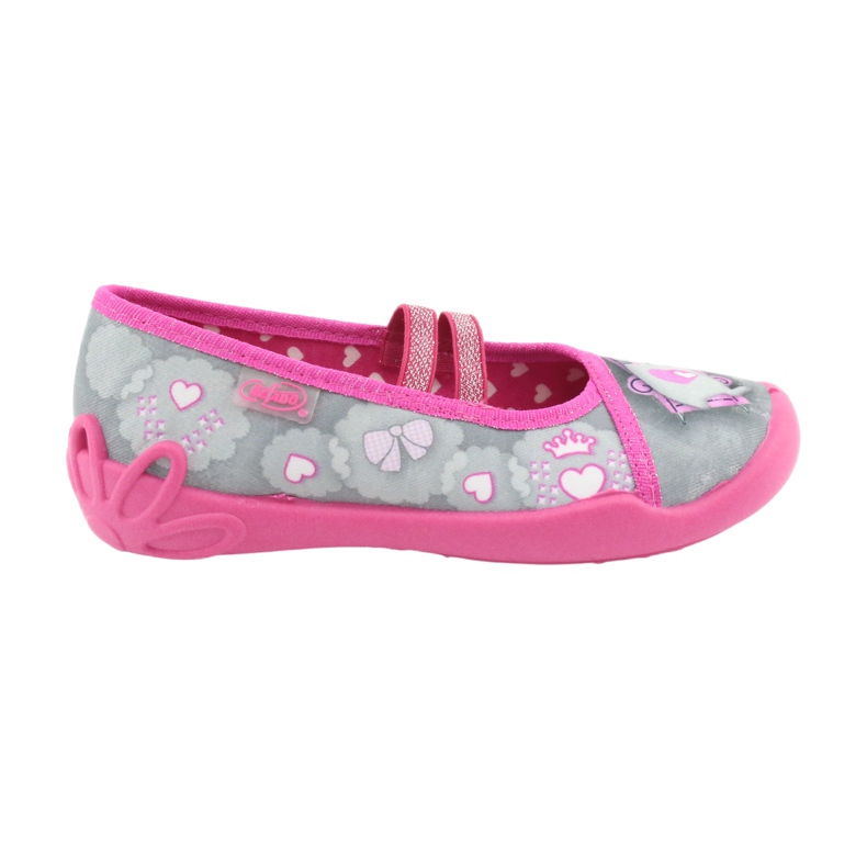 Calzado infantil befado 116X248 rosa gris 6