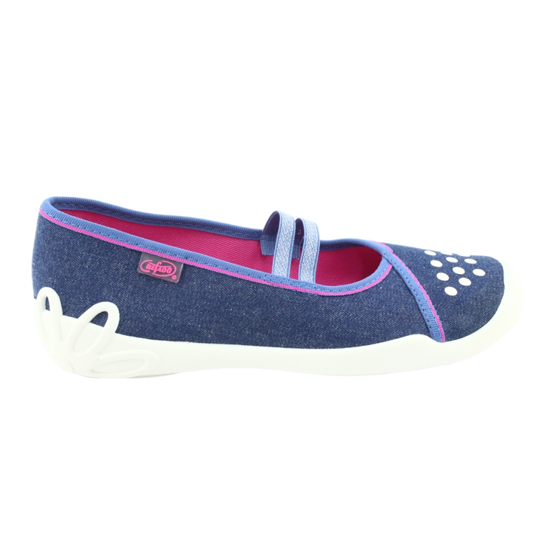 Calzado infantil befado 116Y253 azul marino azul rosa 5