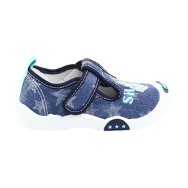 American Club Zapatillas para niños inserto de piel TEN12 azul marino azul gris 6 American Club Zapatillas para niños inserto de piel TEN12 azul marino azul gris 6