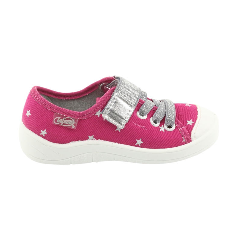 Calzado infantil befado 251X106 rosado gris 5