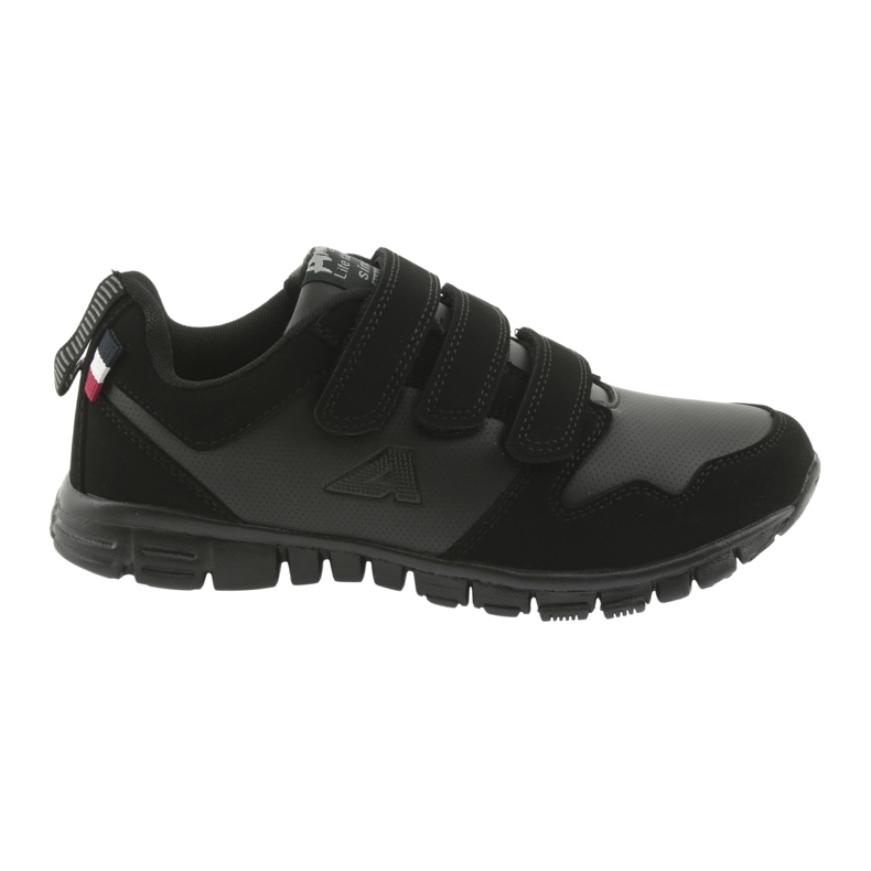 Zapatillas deportivas American Club FH16 Velcro negro 6
