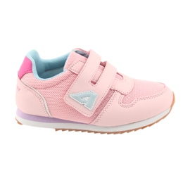 American Club Calzado deportivo americano para niñas jogging púrpura azul rosa 6