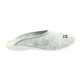 Zapatillas de fieltro Adanex café gris 5
