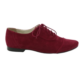 Oxford mujer piel Angello burdeos multicolor 5