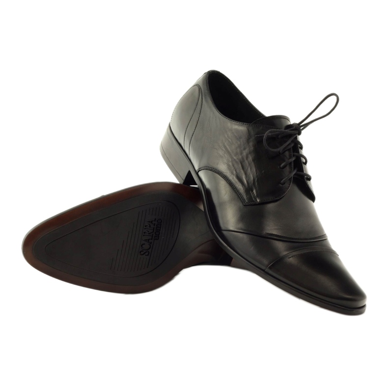 Zapatos de piel para hombre Pilpol 1138 negro 2