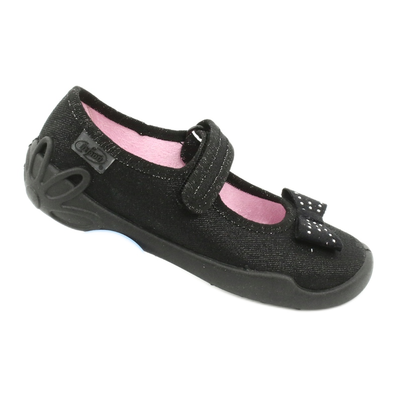Zapatos infantiles befado, bailarinas 114x240, negro con lazo 5