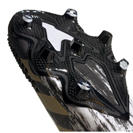 Botas de fútbol adidas Predator 20.1 Fg M FW9186 negro, blanco, negro, dorado blanco 1