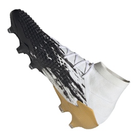 Botas de fútbol adidas Predator 20.1 Fg M FW9186 negro, blanco, negro, dorado blanco 6