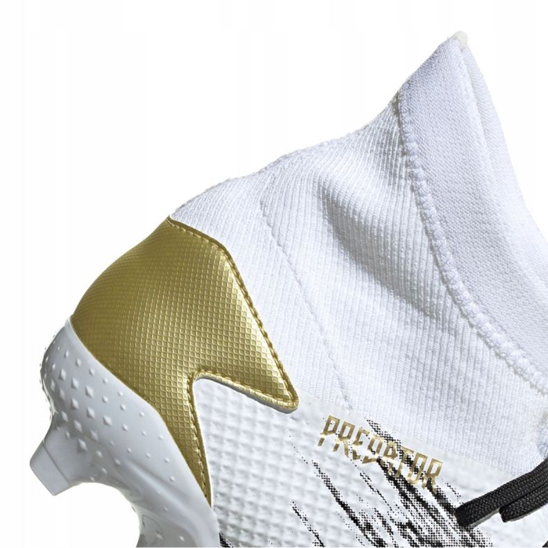 Botas de fútbol adidas Predator 20.3 Fg M FW9196 negro, blanco, negro, dorado blanco 1