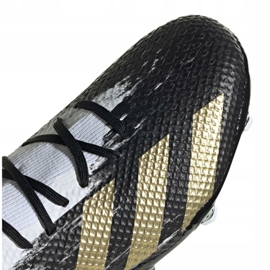 Botas de fútbol adidas Predator 20.3 Fg M FW9196 negro, blanco, negro, dorado blanco 2