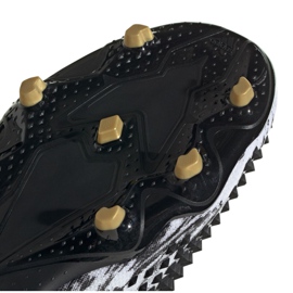 Botas de fútbol adidas Predator 20.1 Fg Jr FW9208 negro, blanco, negro, dorado blanco 1