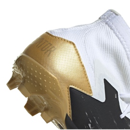Botas de fútbol adidas Predator 20.1 Fg Jr FW9208 negro, blanco, negro, dorado blanco 2