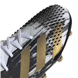 Botas de fútbol adidas Predator 20.1 Fg Jr FW9208 negro, blanco, negro, dorado blanco 3