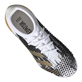Botas de fútbol adidas Predator 20.1 Fg Jr FW9208 negro, blanco, negro, dorado blanco 4