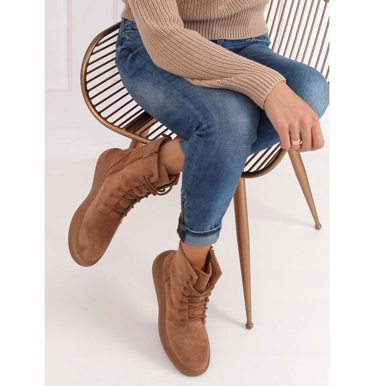 Botas con cordones NC1070 Khaki beige caqui 1