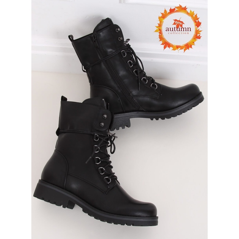 Botas militares negras BZ66017-KB Negra negro 1 Botas militares negras BZ66017-KB Negra negro 1