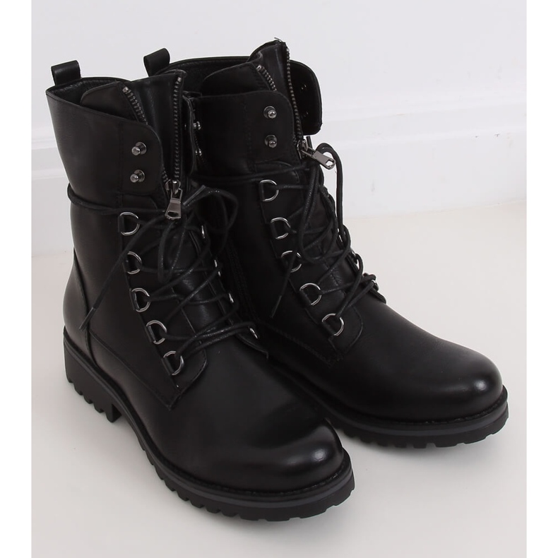 Botas militares negras BZ66017-KB Negra negro 2 Botas militares negras BZ66017-KB Negra negro 2