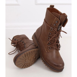 Botas marrones militares workery BZ66017-KB Khaki marrón caqui 4