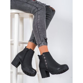 J. Star Botines negros con adorno 5