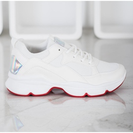 SHELOVET Cómodas zapatillas blancas blanco 1 SHELOVET Cómodas zapatillas blancas blanco 1