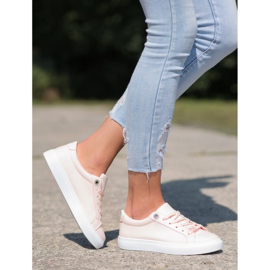 SHELOVET Zapatillas Con Piel Ecológica rosado 3