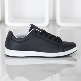 SHELOVET Zapatillas Casual Negras negro 1