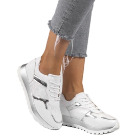 Deportivas blancas de ecopiel 2019-447 blanco 1