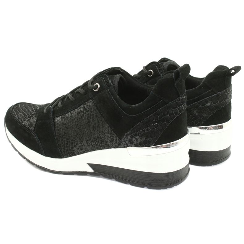 Zapatillas deportivas de mujer atadas Filippo DP1505 / 20 negro 5 Zapatillas deportivas de mujer atadas Filippo DP1505 / 20 negro 5