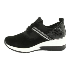Filippo Zapatillas deportivas de piel Slipony DP1388 / 20 BK Nice negro plata 1 Filippo Zapatillas deportivas de piel Slipony DP1388 / 20 BK Nice negro plata 1