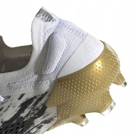 Botas de fútbol adidas Predator Mutator 20.1 LM Fg FW9182 gris blanco 3