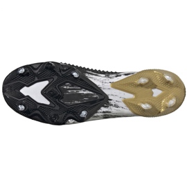 Botas de fútbol adidas Predator Mutator 20.1 LM Fg FW9182 gris blanco 5