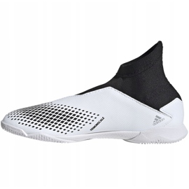 Botas de fútbol adidas Predator 20.3 Ll In Jr FW9213 gris blanco 2