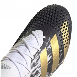 Botas de fútbol adidas Predator 20.1 Low Ag M FW9747 negro, blanco, negro, dorado blanco 3