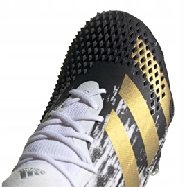 Botas de fútbol adidas Predator 20.1 Low Sg M FW9181 negro, blanco, negro, dorado blanco 2